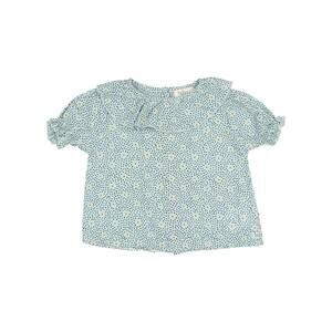 NEW BÚHO kid's flower dots blouse in almond